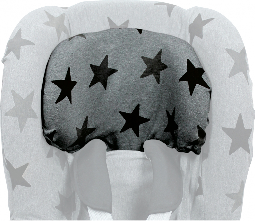 Husa de bumbac pentru scaune auto grupa I Dooky Grey Stars - 1 | YEO