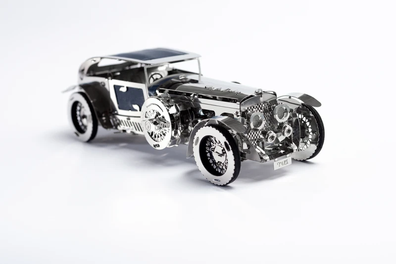 Kit Puzzle mecanic 3D metal TimeForMachine model Roadsterul de lux