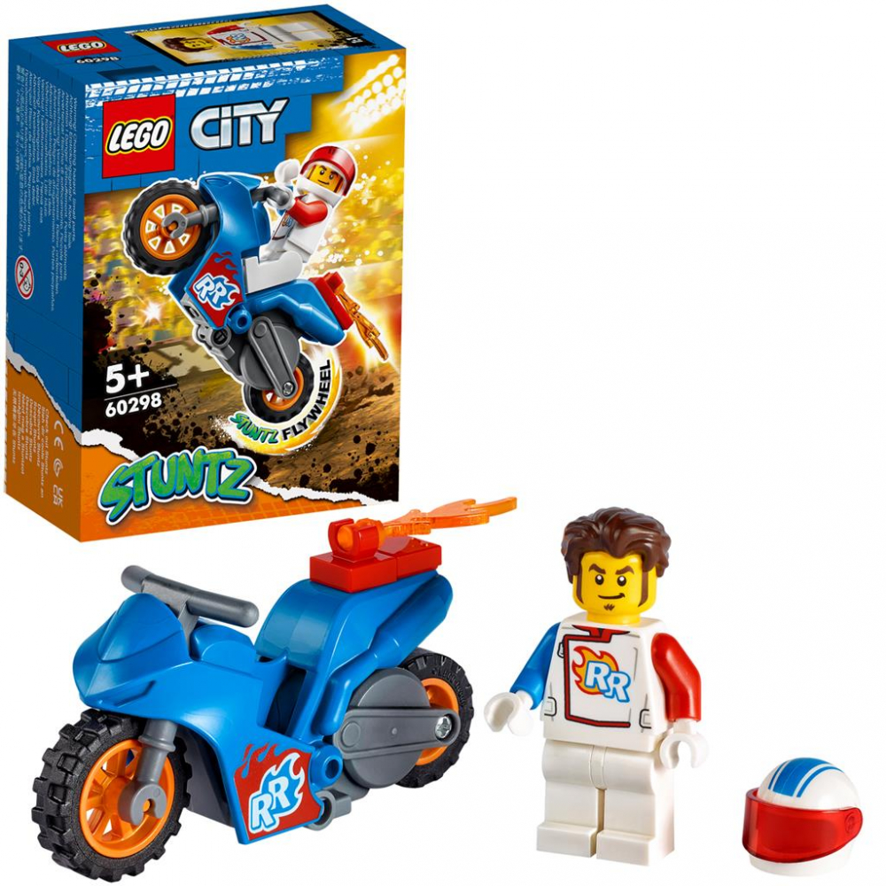 Lego City motocicleta de cascadorie racheta