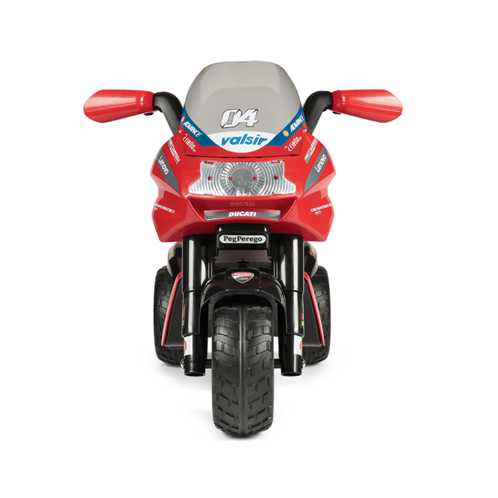 Motocicleta electrica Peg Perego Ducati Desmosedici Evo 6V 2 ani + negru rosu - 4