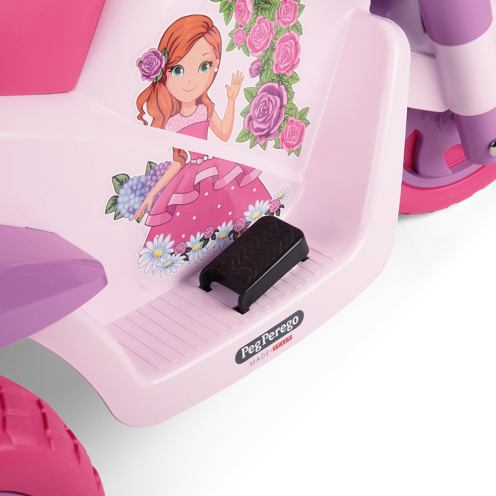 Motocicleta electrica Peg Perego Flower Princess 6V 2 ani + rozmov - 6