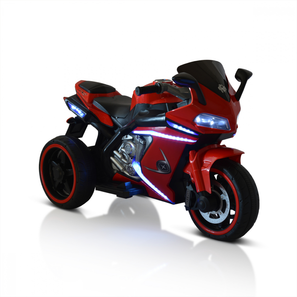 Motocicleta electrica cu lumini LED Legend Red - 3