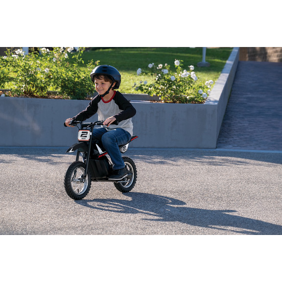 Motocicleta electrica pentru copii +7 ani Razor MX125 Dirt Rocket NegruRosu - 2