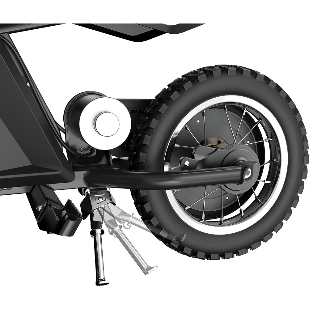 Motocicleta electrica pentru copii +7 ani Razor MX125 Dirt Rocket NegruRosu - 4