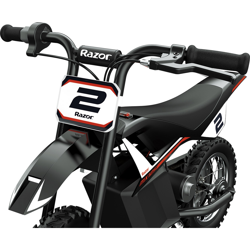 Motocicleta electrica pentru copii +7 ani Razor MX125 Dirt Rocket NegruRosu - 6