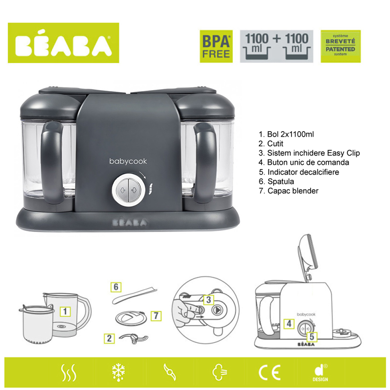 Robot Babycook plus dark grey - 4 | YEO