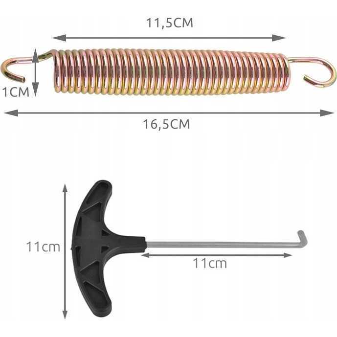 Set 10 arcuri trambulina 165 mm si tragaci malatec - 2 | YEO