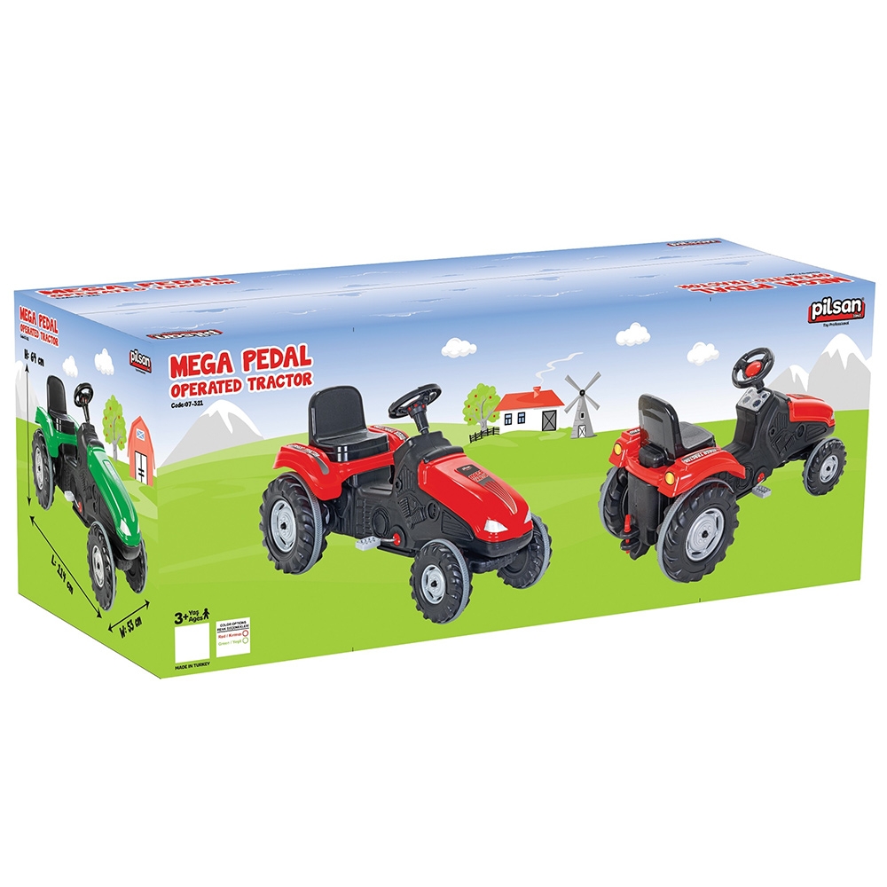 Tractor cu pedale Pilsan Mega Green - 1