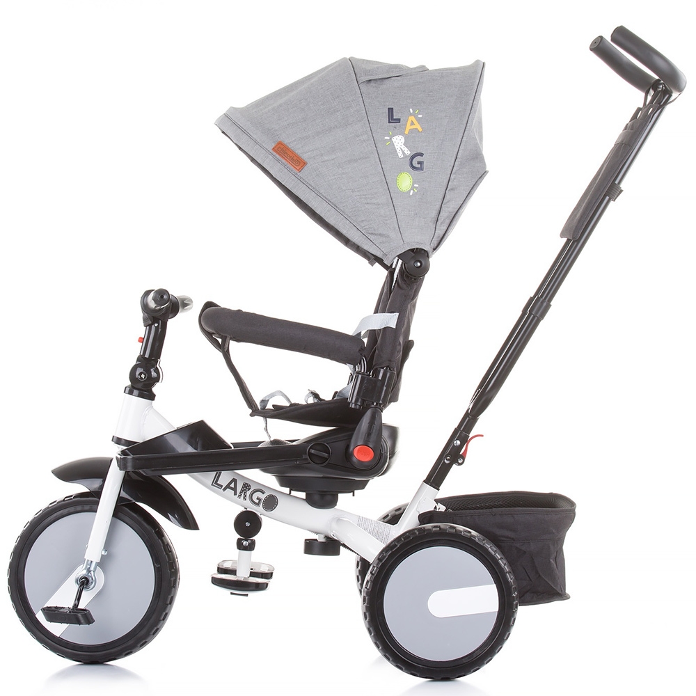 Tricicleta cu sezut reversibil Chipolino Largo asphalt Asphalt La Plimbare