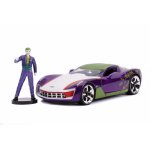 Masinuta metalica Chevy Corvette Stingray 2009 si figurina Joker scara 1:24