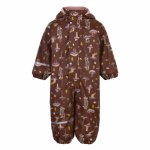Costum intreg impermeabil captusit fleece pentru ploaie, vreme rece si vant CeLaVi 80 cm Magic Mushrooms