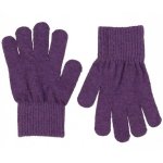 Manusi tricotate cu lana merinos CeLaVi Purple 7-12 ani