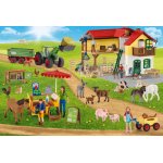 Puzzle 100 piese farm world ferma si piata