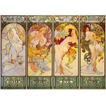 Puzzle 1000 piese alfons mucha four seasons1900