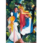 Puzzle 1000 piese august macke four girls 1913