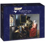 Puzzle 1000 piese johannes vermeer the glass of wine 1661