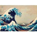 Puzzle 1000 piese katsushika hokusai the great wave off kanagawa 1831