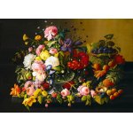 Puzzle 1000 piese severin roesen still life flowers and fruit 1855
