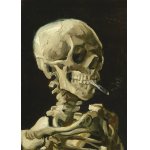 Puzzle 1000 piese vincent van gogh head of a skeleton with a burning cigarette 1886