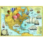 Puzzle 1500 piese north america