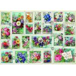 Puzzle 2000 piese stamp flower collection