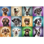 Puzzle Trefl Funny Dog Portraits 1000 piese