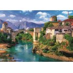 Puzzle trefl old bridge in mostar bosnia and herzegovina 500 piese