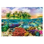 Puzzle Trefl crazy shapes tropical island 600 piese dificile