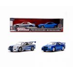 Set masinute metalice Fast & Furious Brians Nissan Skyline GT-R(BNR34) scara 1 la 32
