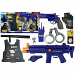 Set de joaca pentru copii pusca pistol si accesorii politie Swat LeanToys