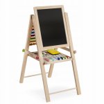 Tabla educationala cu doua fete si accesorii Ricokids RK-803, 66 x 45 x 32 cm natur