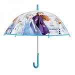 Umbrela Perletti Frozen 2 automata rezistenta la vant transparenta