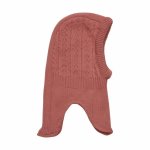 Cagula calduroasa copii lana merinos tricotata captusita cu bumbac En Fant 1-2 ani Winter Rose