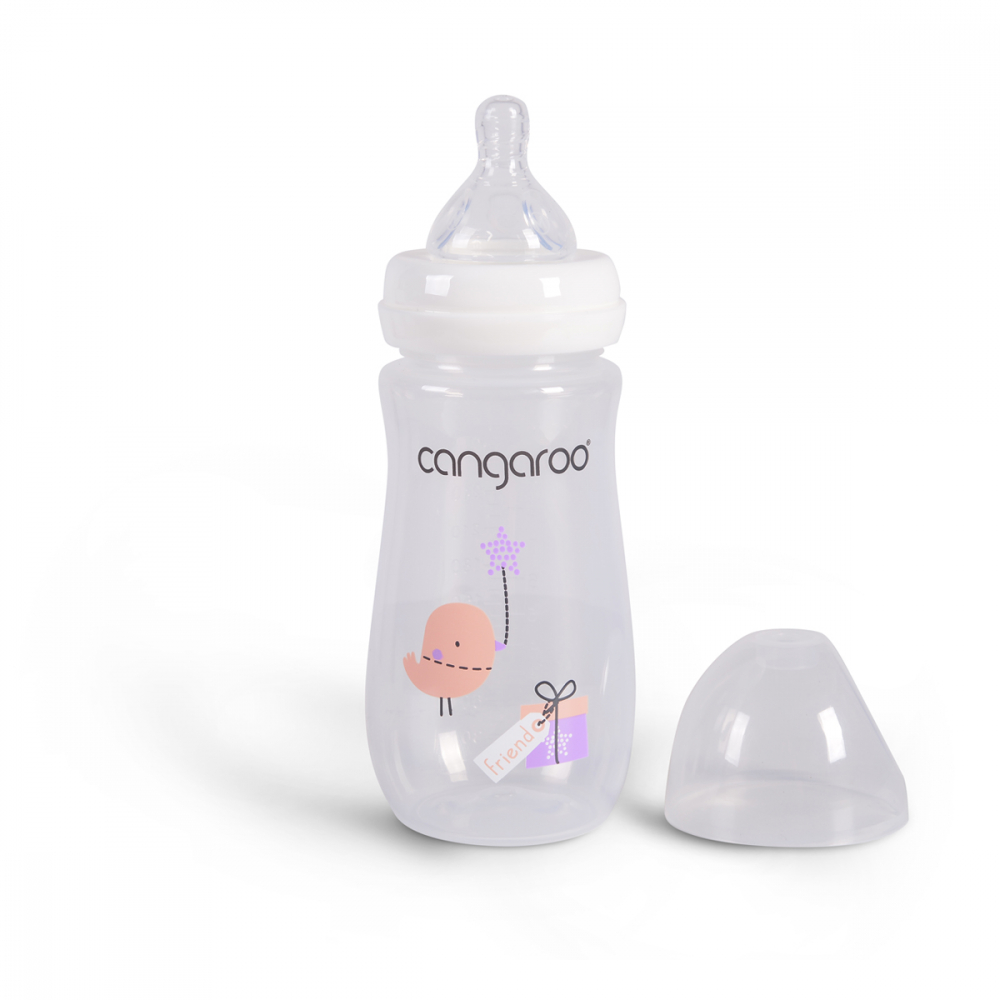 Biberon cangaroo 300 ml birdy pink