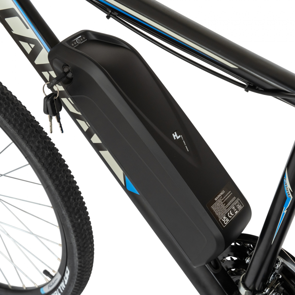 Bicicleta electrica MTB E-Bike 27.5 inch 250W Carpat C271ME negrualbastrualb (E-BIKE) imagine 2022 protejamcopilaria.ro