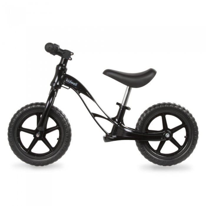 Bicicleta fara pedale cu cadru din magneziu Kidwell Rocky Black Bicicleta imagine 2022 protejamcopilaria.ro