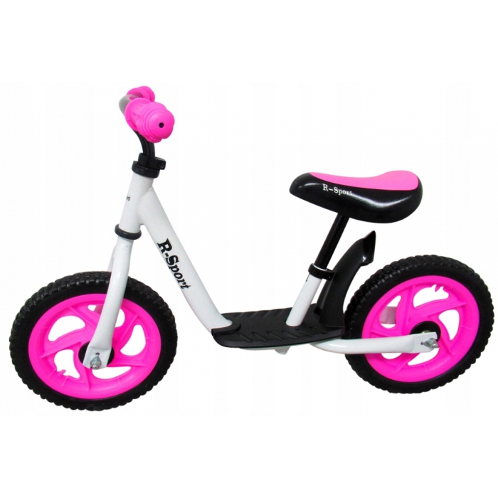 Bicicleta fara pedale cu suport pentru picioare R5 roz R-Sport - 1 | YEO