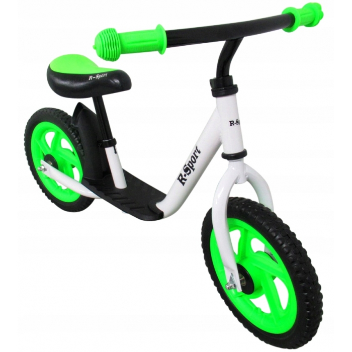 Bicicleta fara pedale cu suport pentru picioare R5 verde R-Sport nichiduta.ro imagine noua