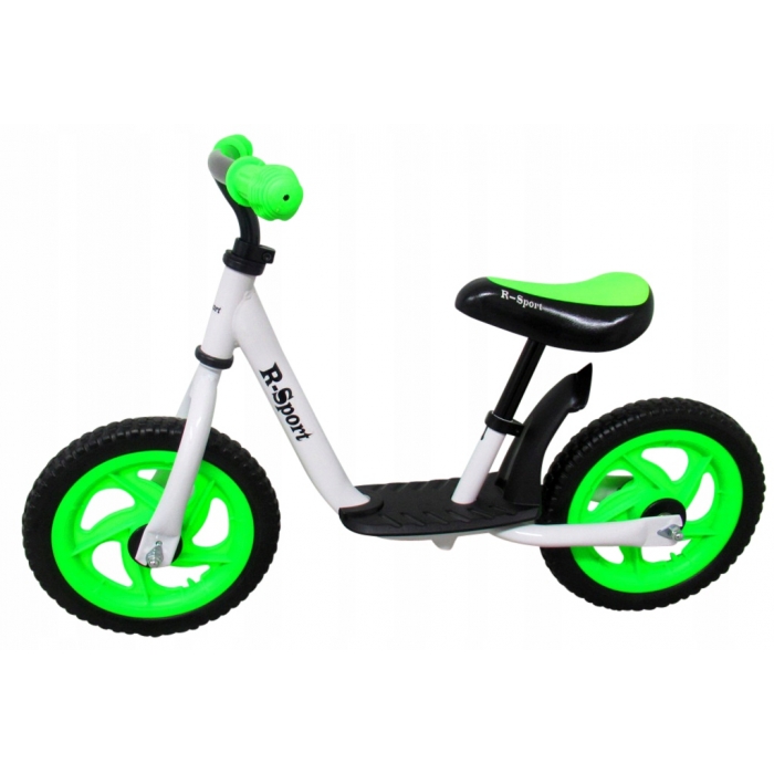 Bicicleta fara pedale cu suport pentru picioare R5 verde R-Sport - 1