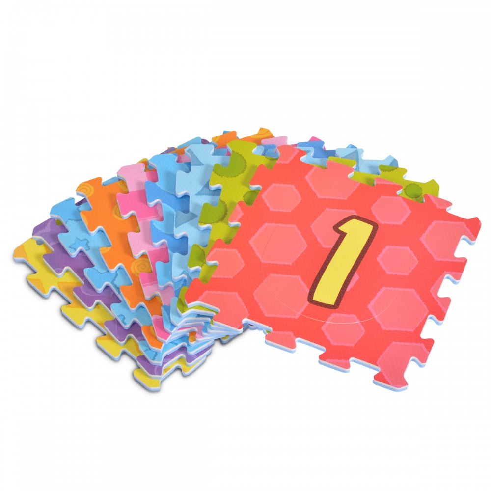 Covoras puzzle cu 9 piese din spuma Moni Numbers - 1