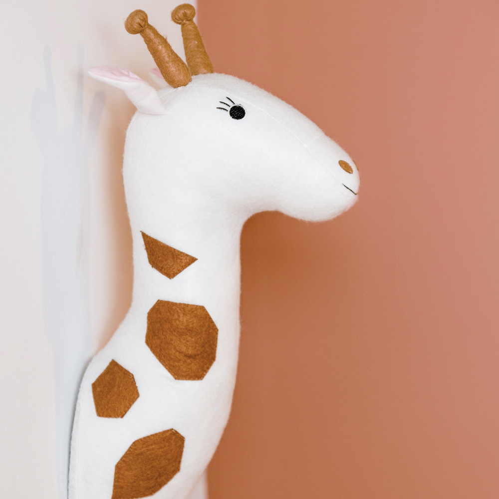 Decoratiune perete 15x28x36 cm Girafa Childhome - 1