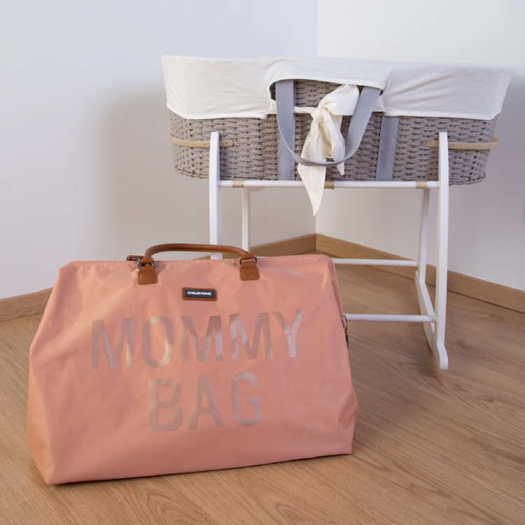 Geanta de infasat Mommy Bag roz Childhome - 4