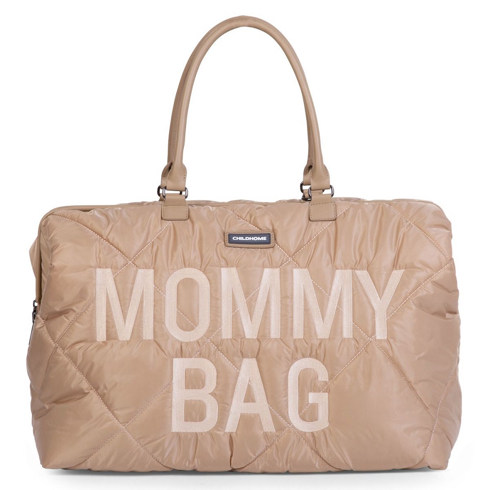 Geanta de infasat matlasata Mommy Bag bej Childhome - 6