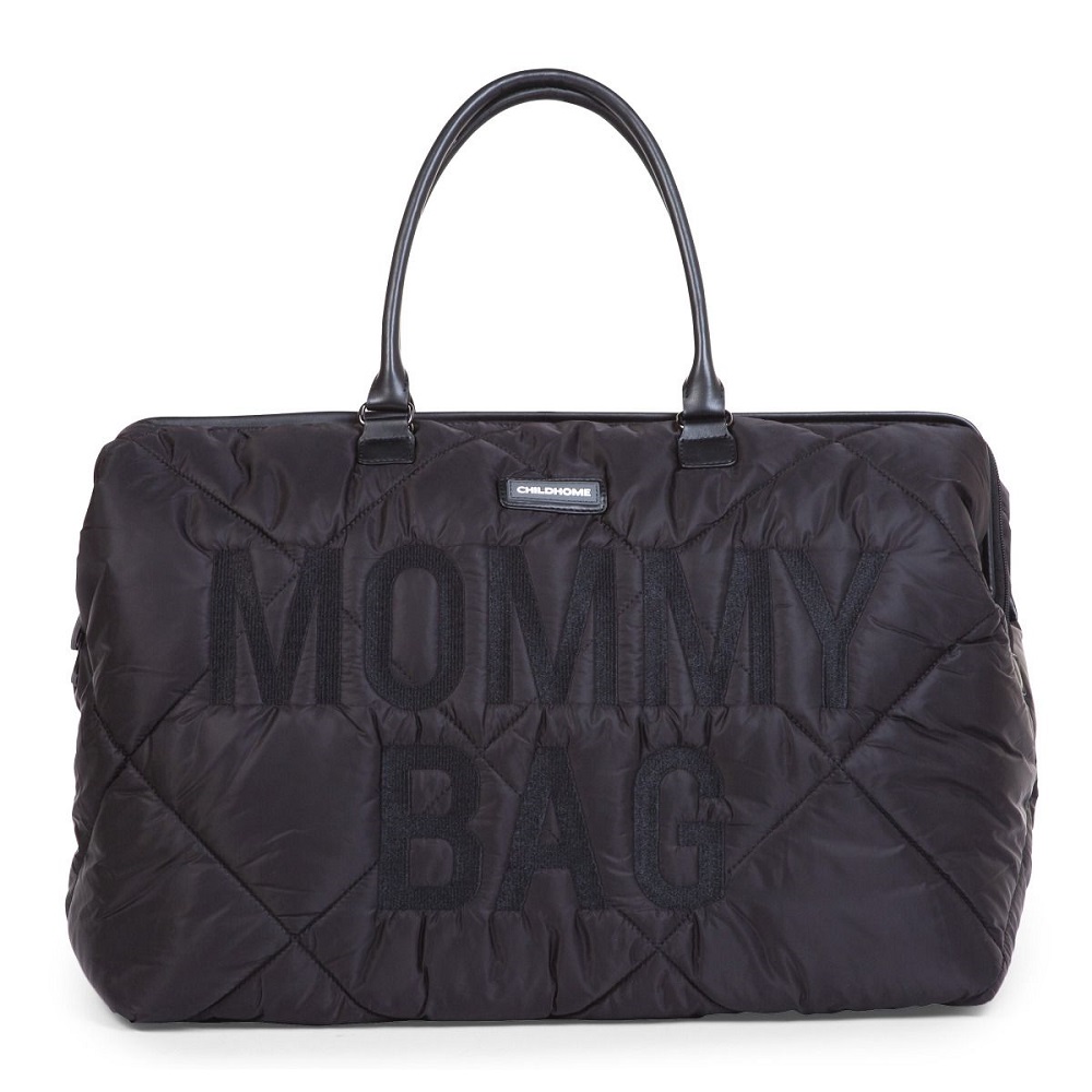 Geanta de infasat matlasata Mommy Bag negru Childhome - 6