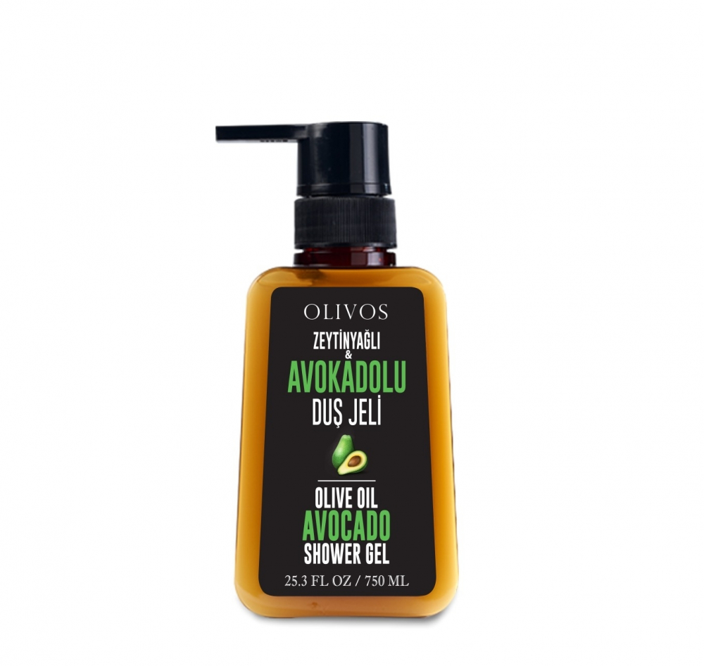 Gel de dus hidratant cu ulei de masline si avocado Olivos 750 ml