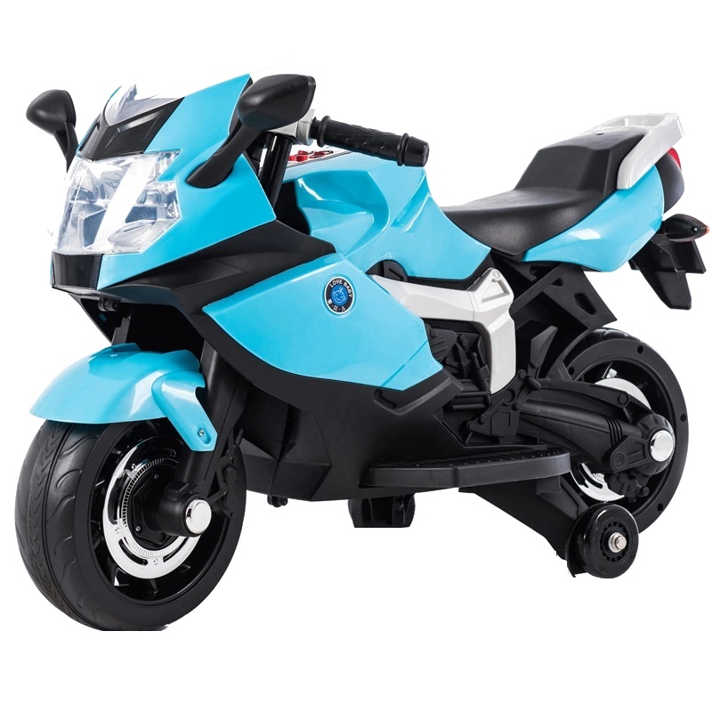 Motocicleta electrica cu scaun de piele Nichiduta Racing Blue - 8