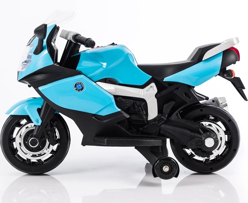 Motocicleta electrica cu scaun de piele Nichiduta Racing Blue - 3