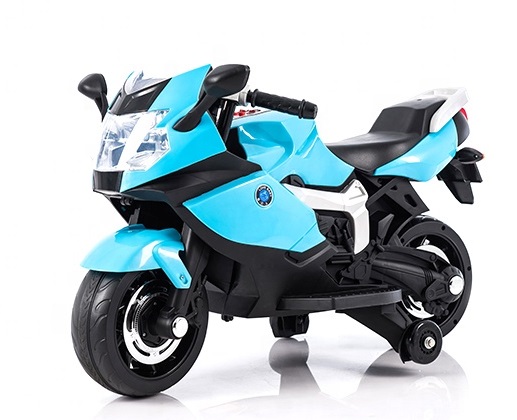 Motocicleta electrica cu scaun de piele Nichiduta Racing Blue - 5