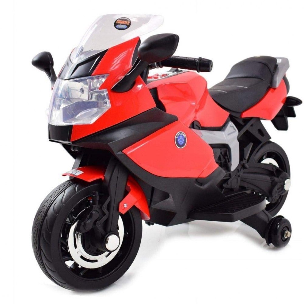 Motocicleta electrica cu scaun de piele Nichiduta Racing Red - 3