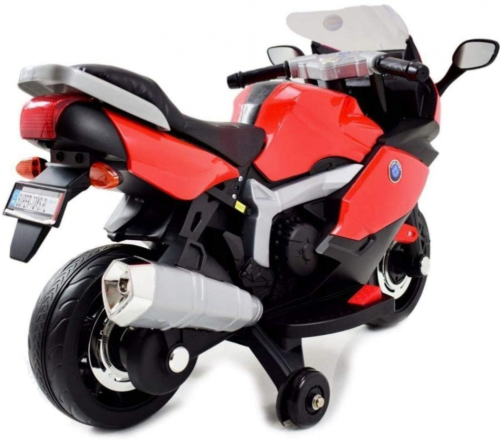 Motocicleta electrica cu scaun de piele Nichiduta Racing Red - 4